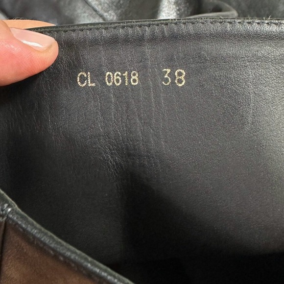 Dior Diorider Over-the-Knee Boots Black Red Stripe Leather 38 Fall Runway 2018 - Picture 8 of 11